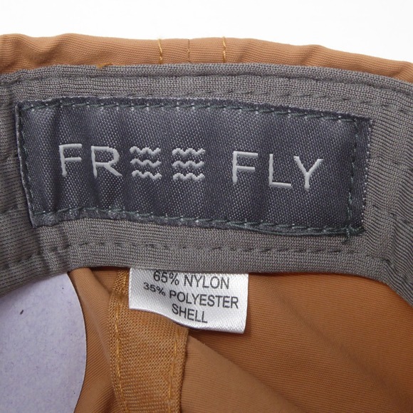 Free Fly Wave 5-Panel Hat Mens Tan Canyon Clay Rope Accent Snapback Adjustable - Picture 5 of 6